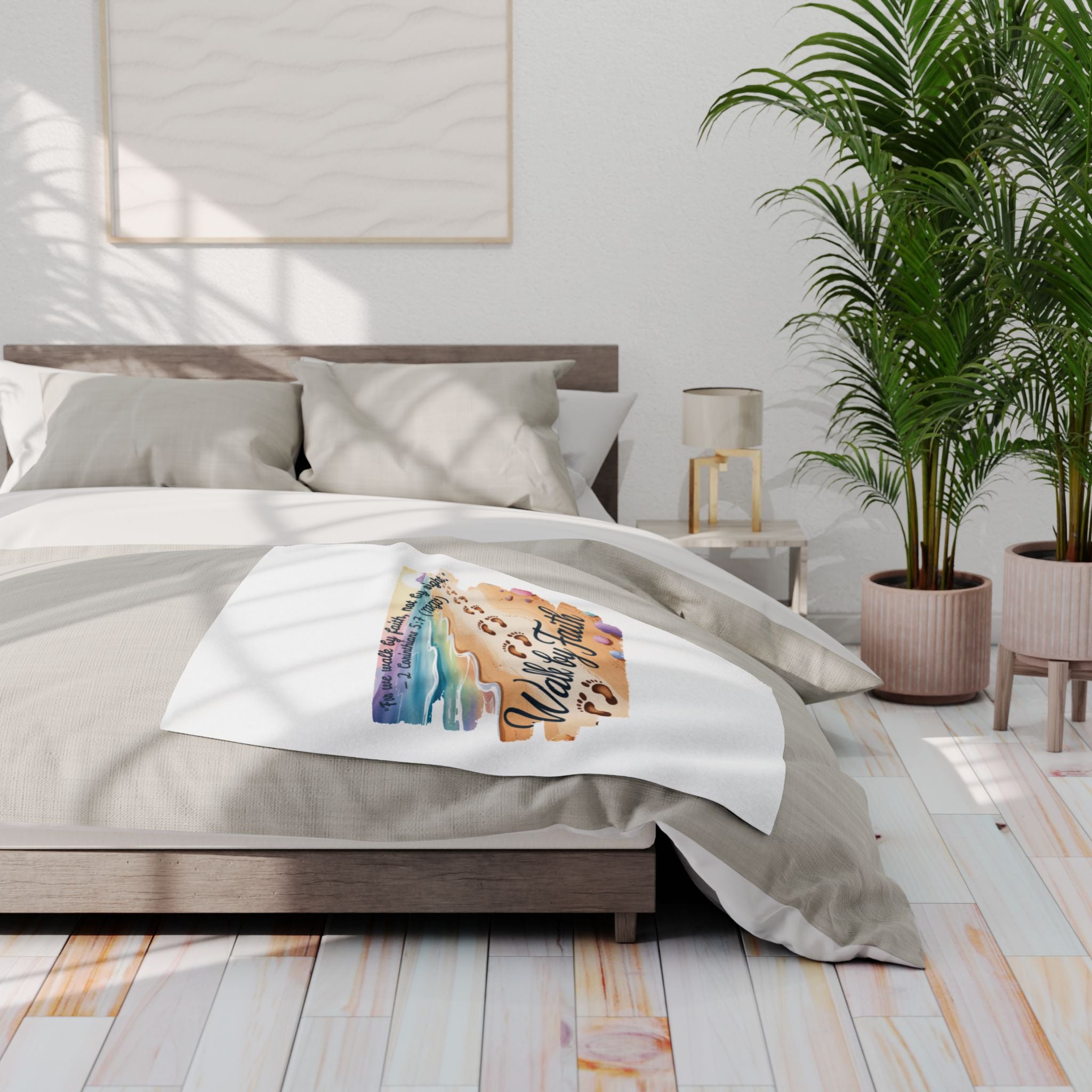 Inspirational Arctic Fleece Blanket - Cozy Throw for Faith and Hope, Perfect Gift for Comfort, Home Decor, Spiritual Motivation