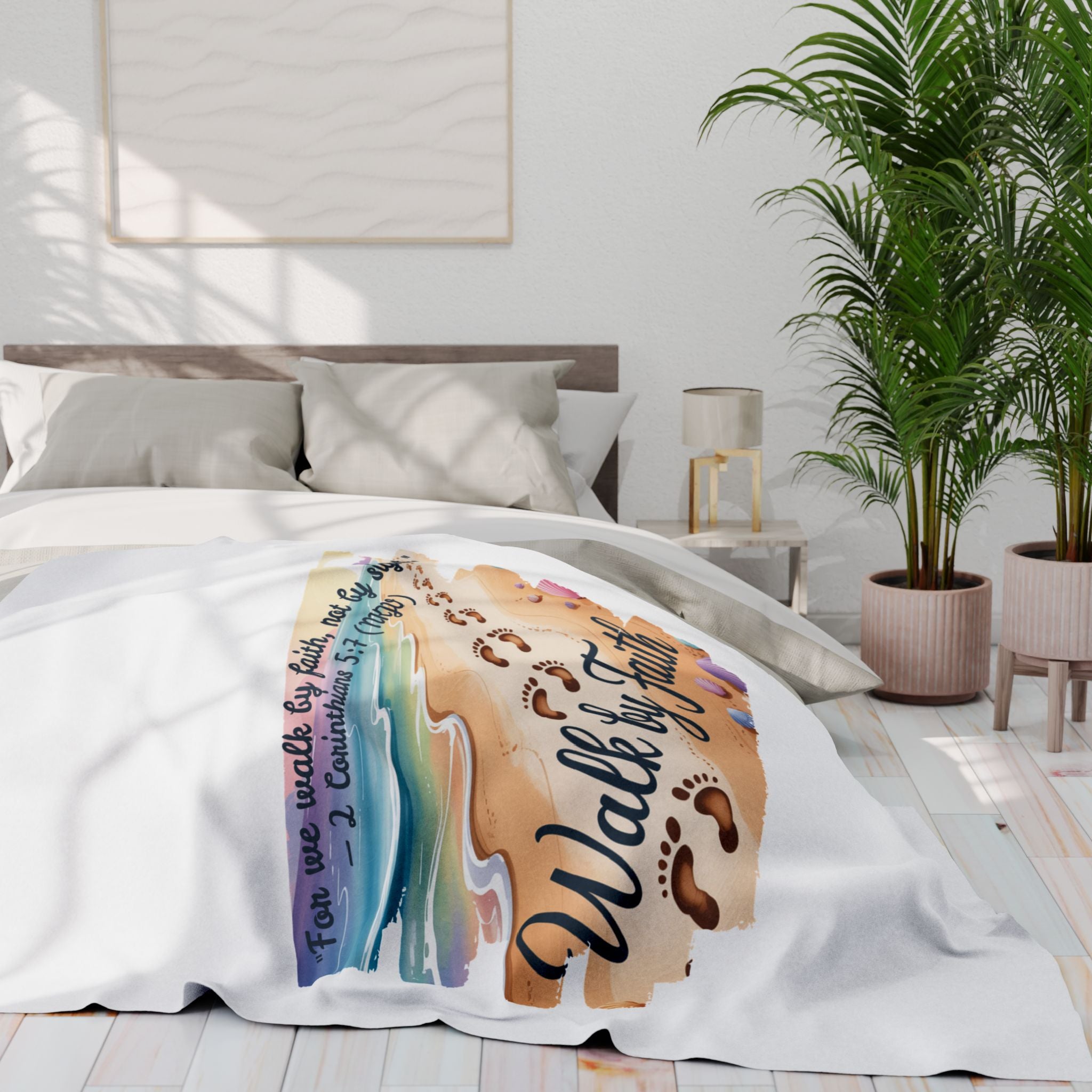 Inspirational Arctic Fleece Blanket - Cozy Throw for Faith and Hope, Perfect Gift for Comfort, Home Decor, Spiritual Motivation
