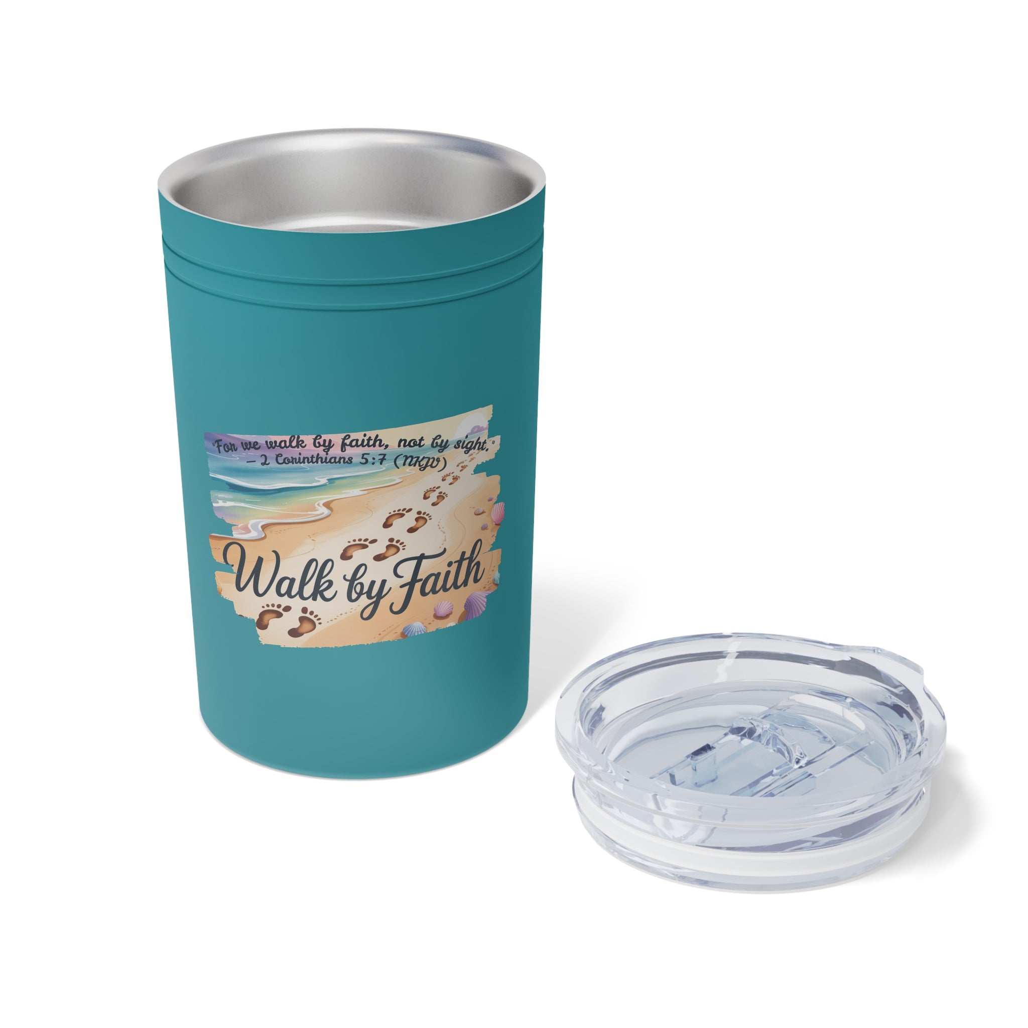 Walk by Faith Inspirational Tumbler