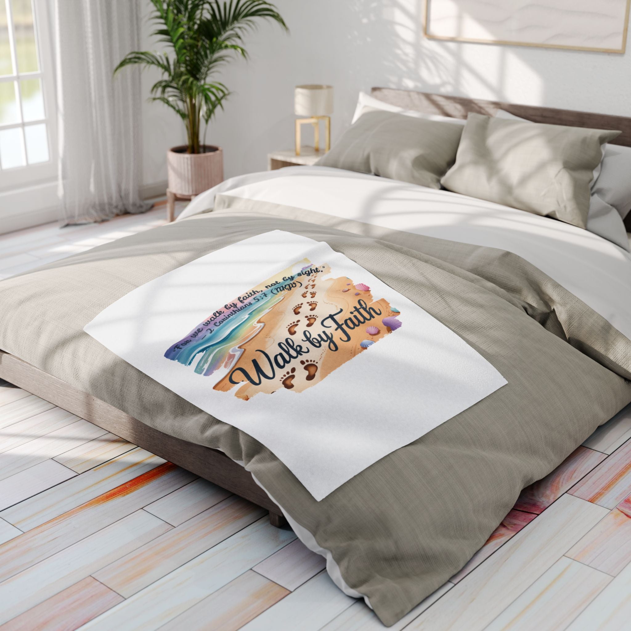Inspirational Arctic Fleece Blanket - Cozy Throw for Faith and Hope, Perfect Gift for Comfort, Home Decor, Spiritual Motivation