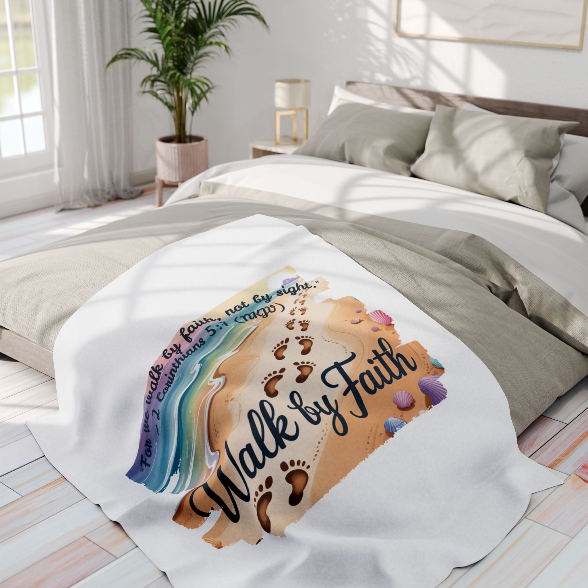 Inspirational Arctic Fleece Blanket - Cozy Throw for Faith and Hope, Perfect Gift for Comfort, Home Decor, Spiritual Motivation