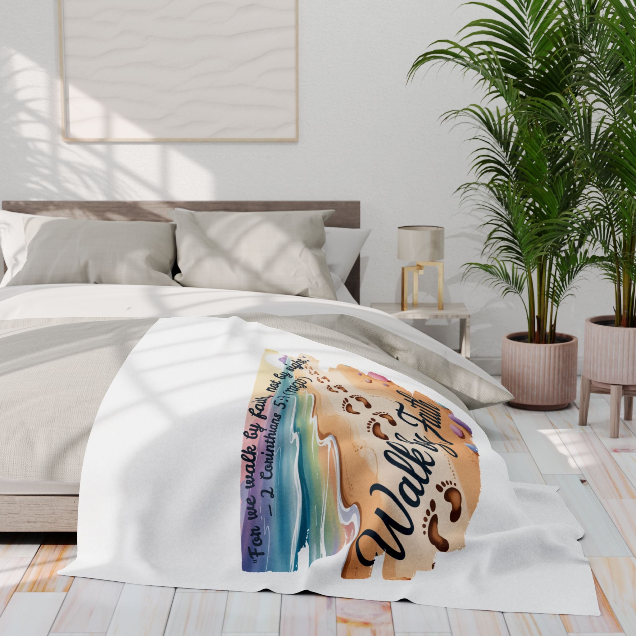 Inspirational Arctic Fleece Blanket - Cozy Throw for Faith and Hope, Perfect Gift for Comfort, Home Decor, Spiritual Motivation