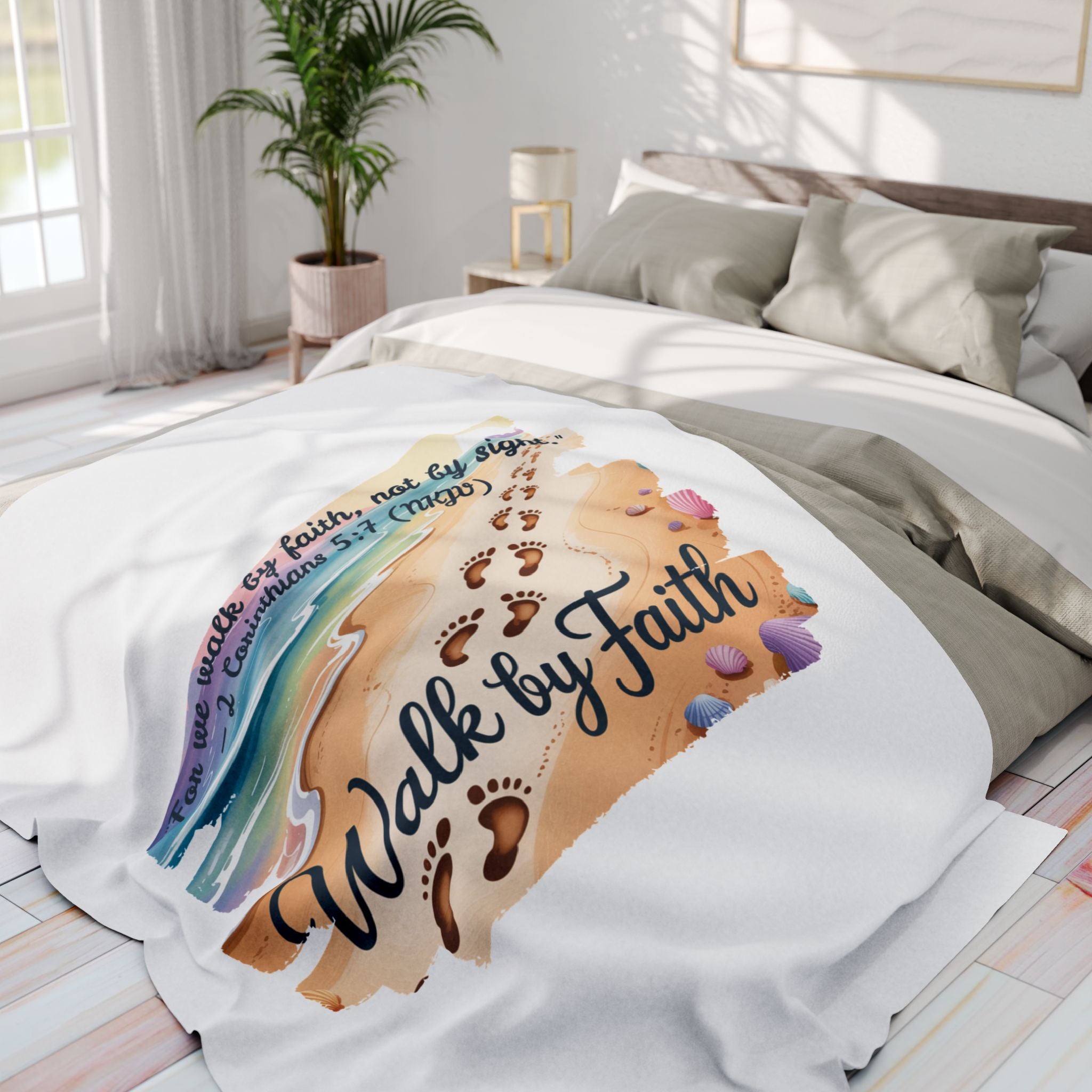 Inspirational Arctic Fleece Blanket - Cozy Throw for Faith and Hope, Perfect Gift for Comfort, Home Decor, Spiritual Motivation